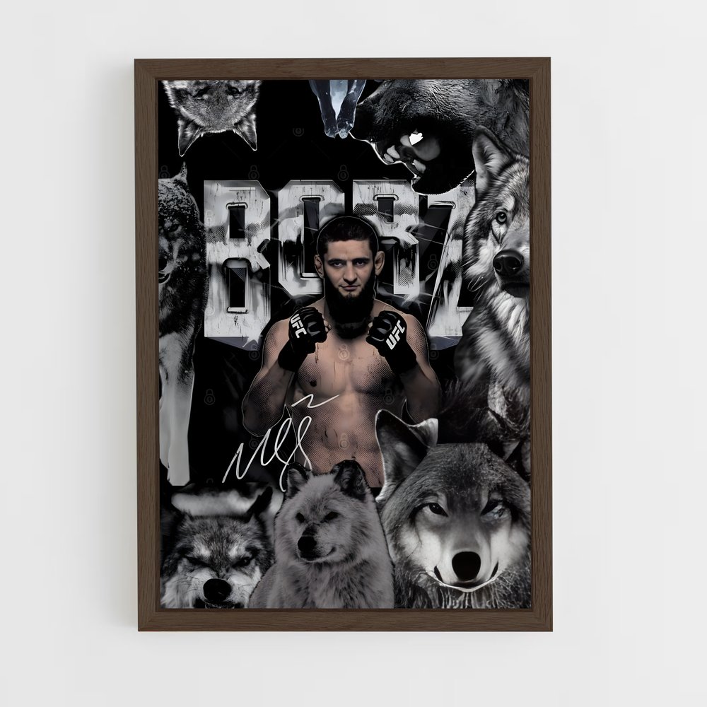 Poster L'Homme et les Loups – affiche MMA (vue 5)